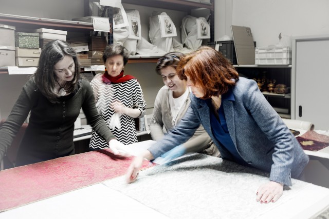 Estudio de Rosa Bernal en el Museo de Artes Decorativas de Madrid.