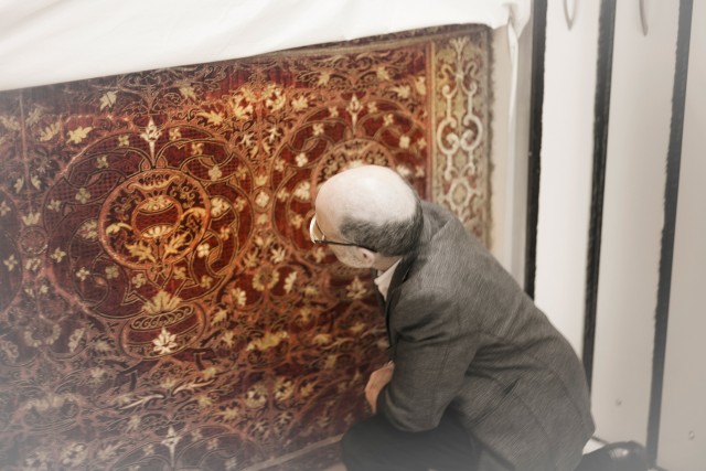 Estudio de Rosa Bernal en el Museo de Artes Decorativas de Madrid.